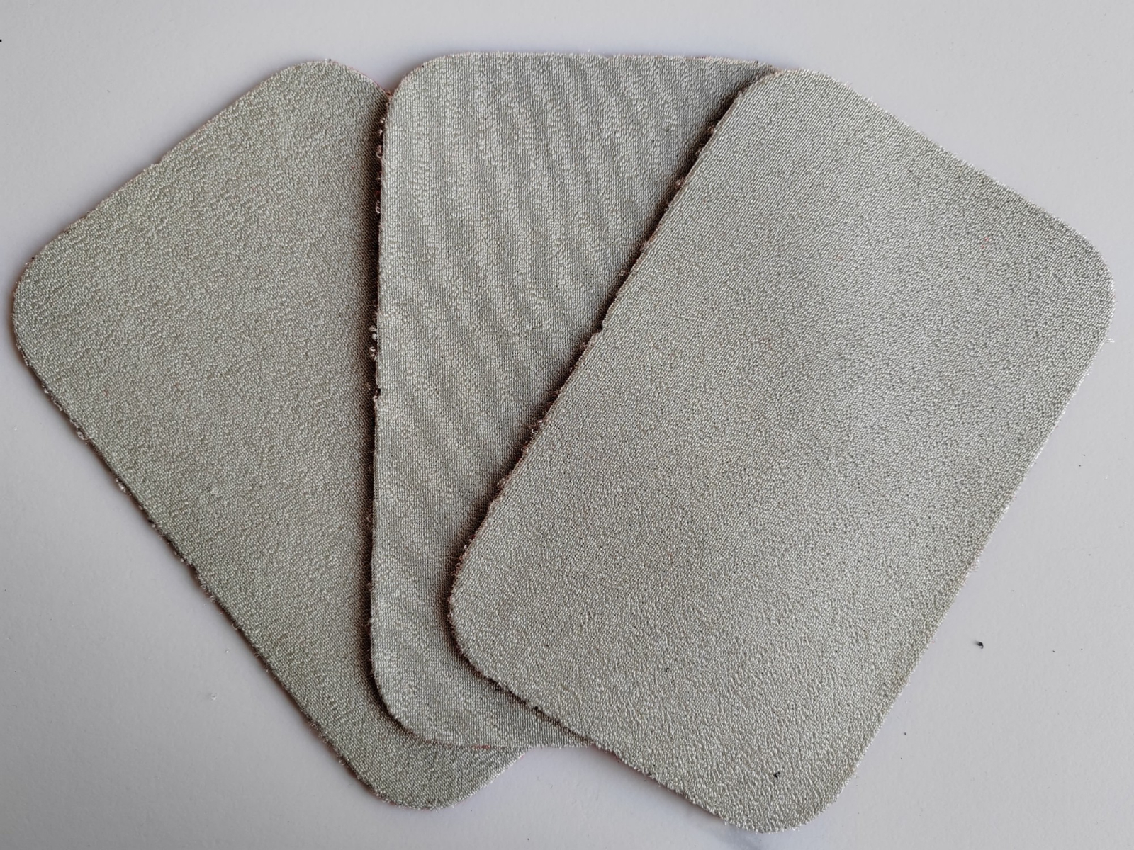  Silver Long Shiny Terry