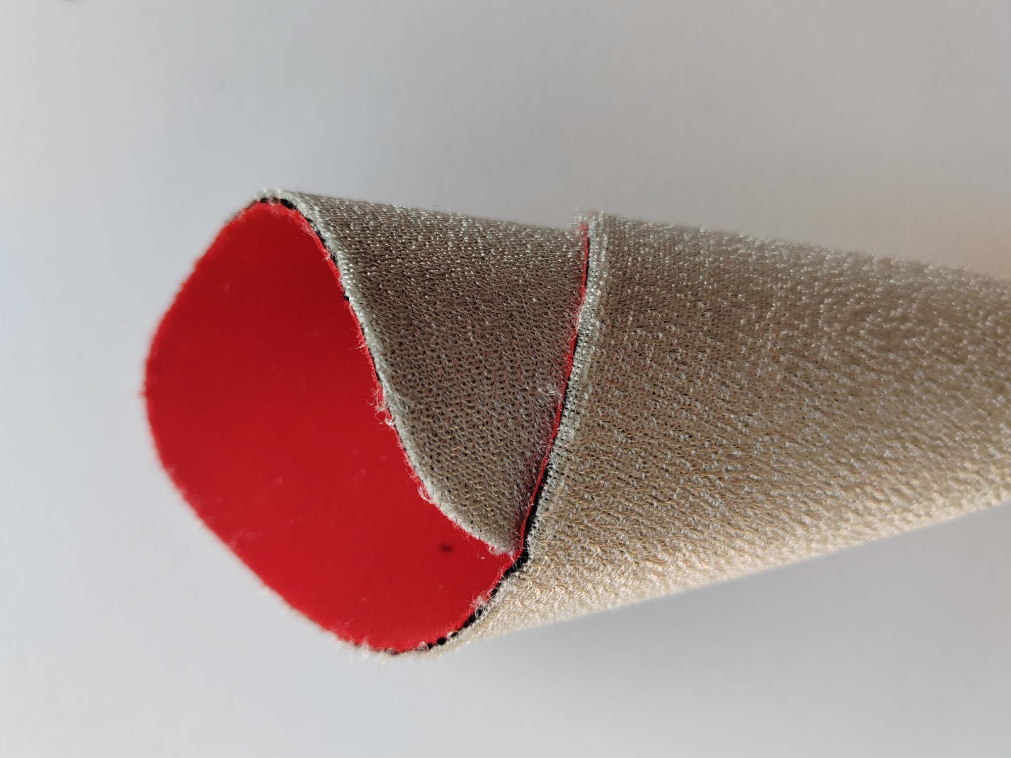 Silver Long Shiny Terry