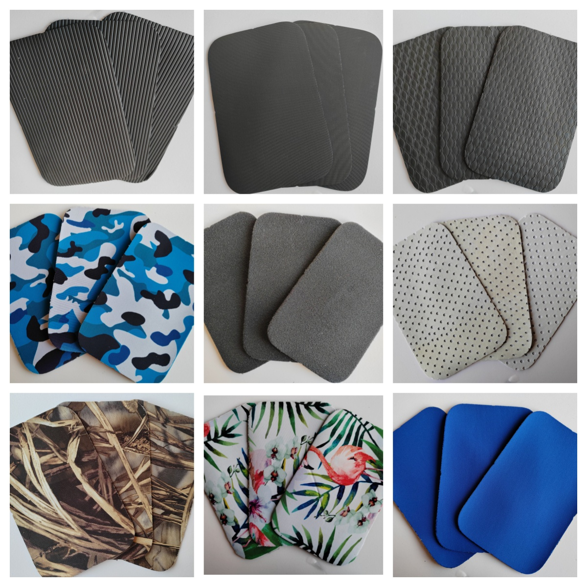 Applications of different Neoprene types