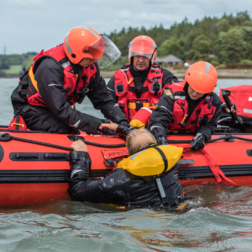 Neoprene applied in Water Rescue
