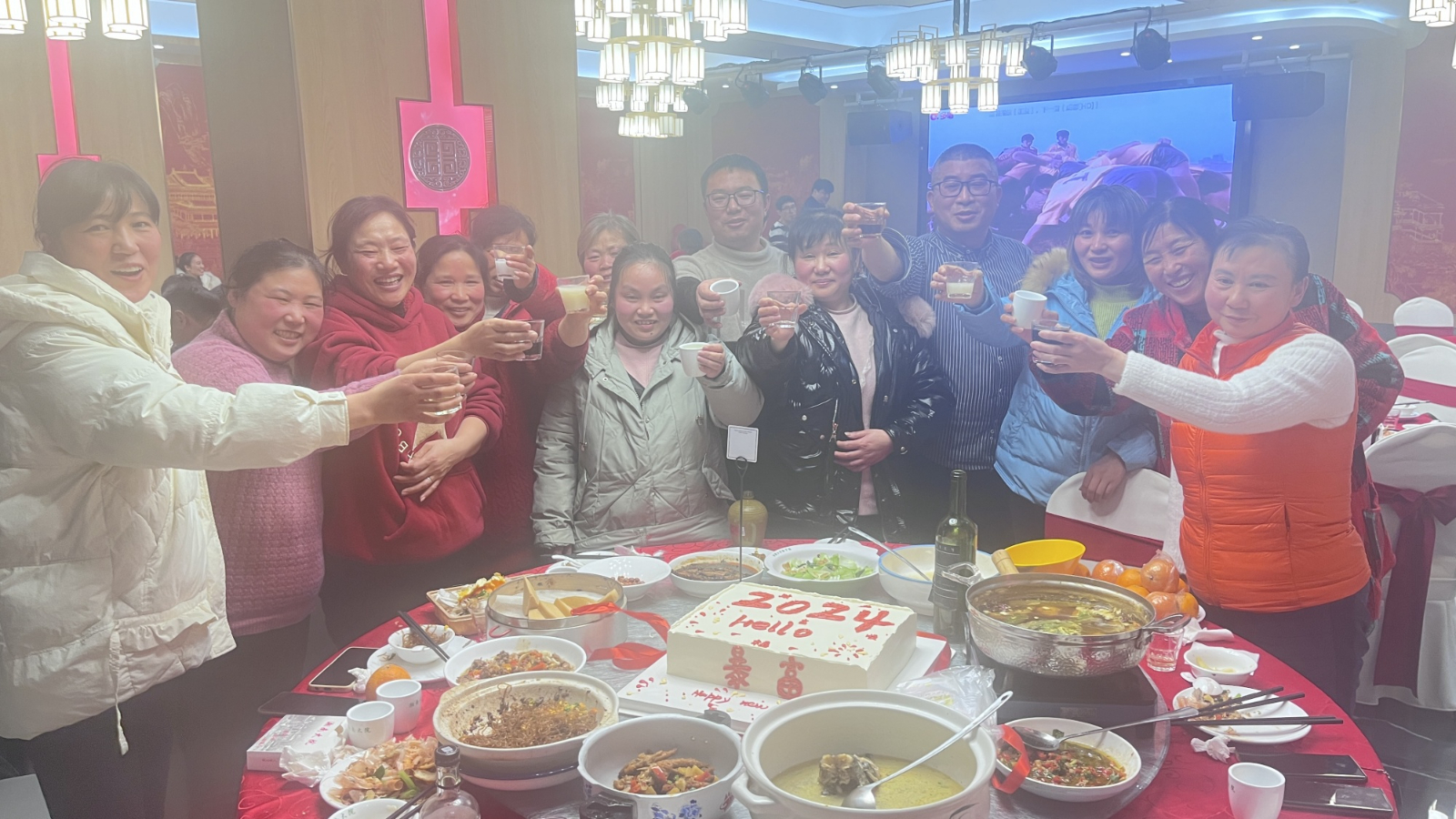 Company team dinner in 2024